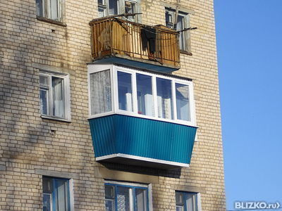 Остекление балкона 3м. от компании вектор-а купить в городе .