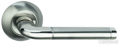 Ручка раздельная Bussare LINDO А-34-10 Хром / Хром матовый