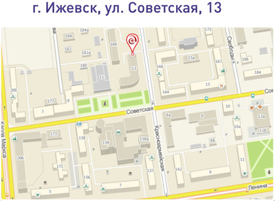 Советская 13 карта