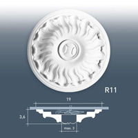 Розетка потолочная R11