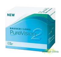 Контактные линзы Pure Vision 2 6 блистеров Baush and Lomb