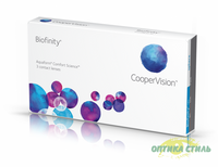 Контактные линзы Biofinity 3 блистера Cooper Vision Company