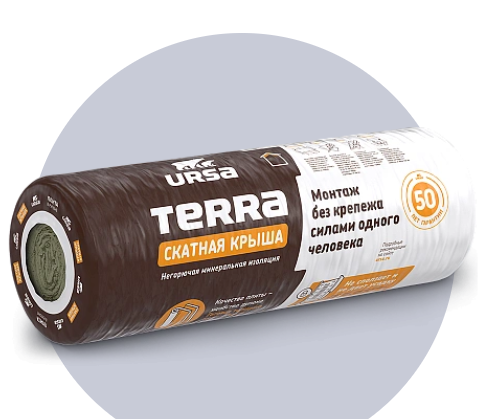 Теплоизоляция URSA TERRA Скатная крыша