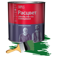 Эмаль ПФ-115 Расцвет 2.7 кг ярко-зеленая