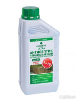Невымываемый антисептик для внутренних и наружных работ ULTRA, 1 литр