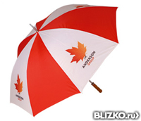 Нанесение логотипа на зонты
