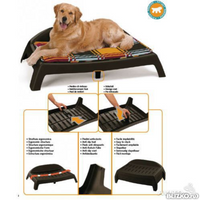 Лежак для собак ортопедический с подушкой Sleepy 80 98х63х29 см.