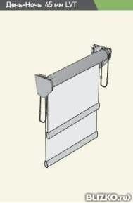 Pулонные шторы LOUVOLITE (Ловолайт) Модель день-ночь