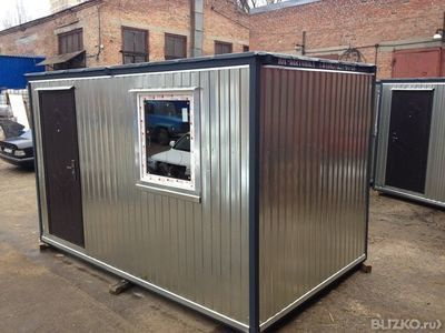 Бытовка металлокаркас 4 x2,4x2,5 м