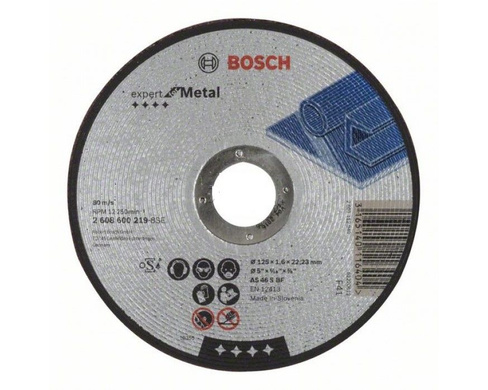 Круг отрезной 125х2,5х22 expert for Metal BOSCH