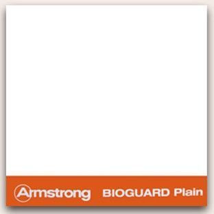 Потолочная плита BIOGUARD Plain microlook 600x600x15 АРМСТРОНГ Биогуард
