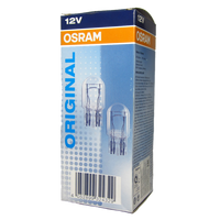 Лампа 12V/21+5Wt Б/Ц W3X16Q Osram Белая Иномарки 7515