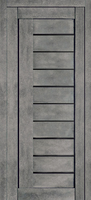 Дверь межкомнатная Турин-7 Бетон темный, ДО 400-900