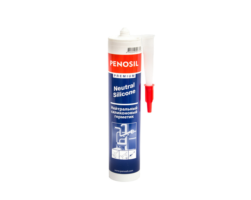 Герметик силиконовый нейтральный белый Penosil N 310 мл 1 уп=12 шт ...