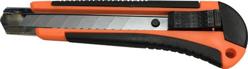 Нож c выдвижным сегмент.лезвием, пластмас усиленный 18 мм