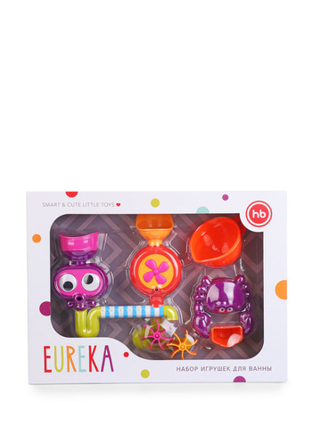 Набор игрушек для ванной EUREKA