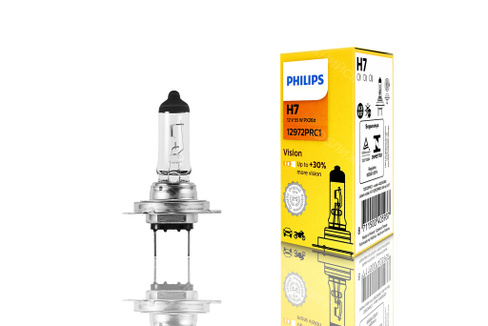 Лампа H7 12В 55W Philips Premium +30%