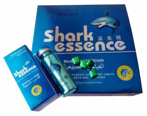 Возбуждающие таблетки для мужчин SHARK ESSENCЕ-Акула 10 таб