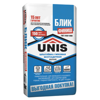 Шпатлевка гипсовая Блик UNIS ФИНИШ, 18 кг