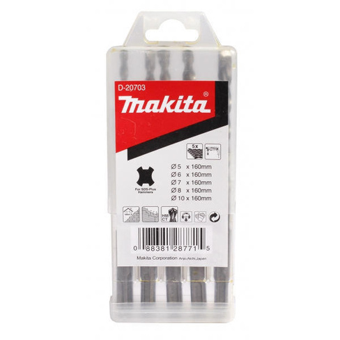 НАБОР БУРОВ MAKITA SDS+ 5 ПР.