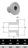 ПП Буртик D40 "EK" ECOPLASTIK