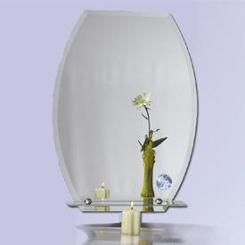 Зеркало №8 500х700 с полкой вертикальное GLASS ART