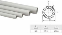 ПП Труба 63*10,5 PN20 гор "ЕК" ECOPLASTIK