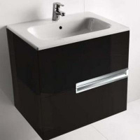 VICTORIA NORD BLACK 80 Тумба черн б/умыв. ZRU9000097 Roca