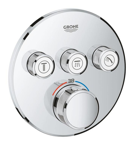 GROHTHERM SMART CONTROL Панель б/мех S 3т "GROHE" 29121000