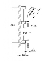 TEMPESTA COSMO Штанга д/душ "GROHE" 27929002