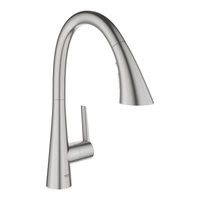 ZEDRA Смеситель для мойки 32294DC2 изог. изл. выт лейк 3/8 GROHE