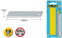 ЛЕЗВИЯ Д/НОЖА OLFA 18*100*0,5ММ OL-LB-10B