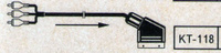 Шнур KT-118, SCART – 3×RCA штекер-штекер, 1.2м