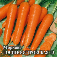 Семена Морковь ЛОСИНООСТРОВСКАЯ 13 ГРАНУЛЫ ГАВРИШ 300 шт