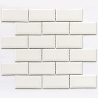 Керамогранитная мозаика Bonaparte Brick White 28,7х29,2 см
