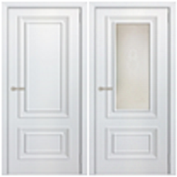 Дверь межкомнатная Тандор Багет №24/1 эмаль белая