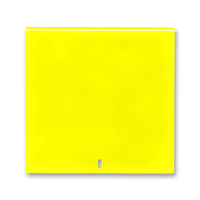 ABB Levit жёлтый Сменная панель с линзой на клавишу для выключателя одноклавишного