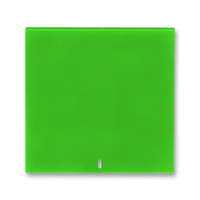 ABB Levit зелёный Сменная панель с линзой на клавишу для выключателя одноклавишного