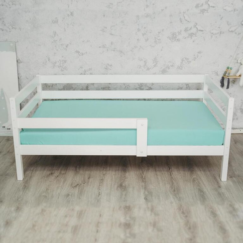 Детская подростковая кровать 140х70 Софа цвет белый