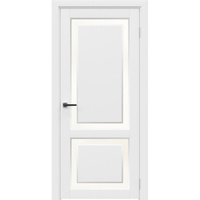 Дверь межкомнатная Тандор Дуэт массив бука, эмаль белая