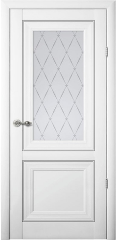 Дверь межкомнатная Гранд 8 ДО Белый бархат Soft touch