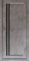 Дверь межкомнатная Тандор М-11 Бетон темный ПВХ