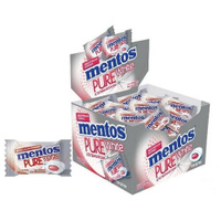 Жевательная резинка Mentos Mentos Pure White Клубника, 100 шт/уп MENTOS