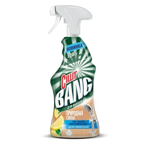 Средство чистящее для ванной Cillit Bang Природная сила с лимонной кислотой 450 мл CILLIT BANG None
