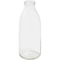 Бутылка ТО-43 "Молочная" 750 мл стекло прозрачный Без бренда None