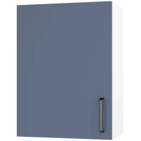 Шкаф навесной Нокса 50х67.6х29 см ДСП цвет голубой Без бренда
