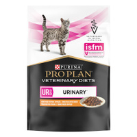 Влажный корм курица Pro Plan Veterinary diets UR, корм для кошек при мкб