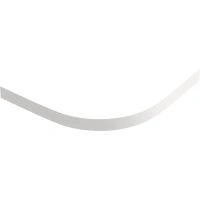 Панель душевого поддона Keram 1/4 круга ABS-пластик 80x80 см цвет белый Без бренда Keram экран для поддона