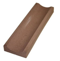 Водосток бетонный 500x160 мм, коричневый Анкор