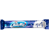 Батончик Milky Way 1+1 с суфле, 52 г